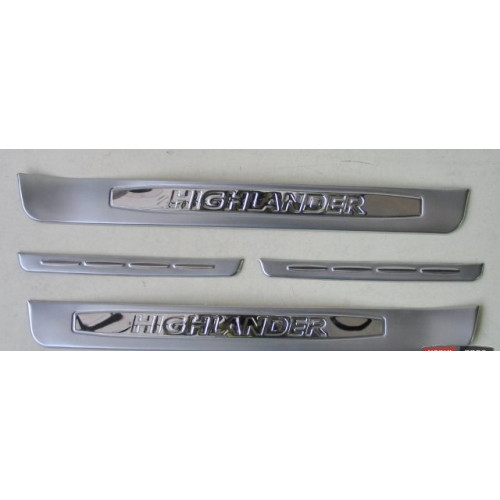 Накладки на пороги Toyota Highlander 2015